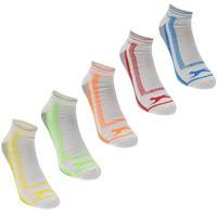 slazenger poly trainer socks 5 pack