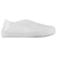 slazenger canvas infant slip on shoes infant