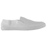 slazenger canvas slip on pumps junior boys