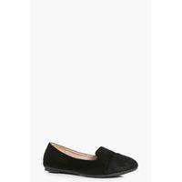 Slipper Toe Cap Ballet - black