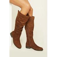 Slouchy Faux Suede Boots