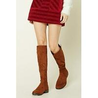 Slouchy Faux Suede Boots