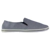 Slazenger Canvas Slip On Shoes Mens