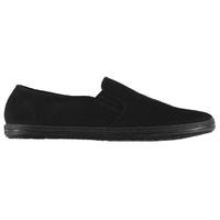 slazenger canvas slip on shoes mens