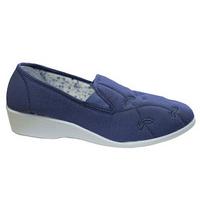 Slip-on Canvas Shoes, Blue, Size 3, Canvas