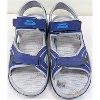 Slazenger blue and grey sandals size 12