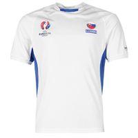 slovakia uefa euro 2016 poly training tee white