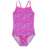 slazenger thin strap swimsuit junior girls