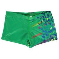 slazenger printed swimming trunks junior boys