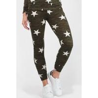 SLUBBY STAR PRINTED JOGGER