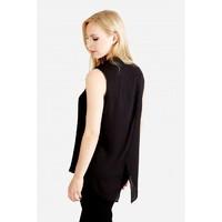 SLESS WRAP BACK SHIRT