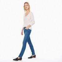 slim classic denim jeans semi light indigo worn in