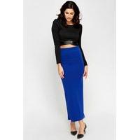 Slit Back Midi Skirt