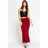 Slit Back Midi Skirt