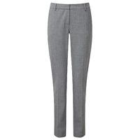 Slim Leg Wool Blend Trouser (Grey Melange / 10R)