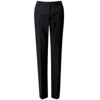 Slim Leg Wool Blend Trouser (Black / 10S)