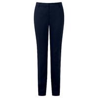 Slim Leg Wool Blend Trouser (Navy / 16L)