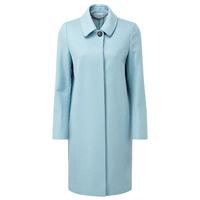 Slim Cocoon Coat (Soft Duck Egg / 10)