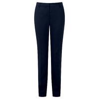 Slim Leg Wool Blend Trouser (Navy / 14L)