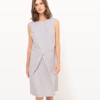 Sleeveless Striped Linen Dress
