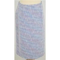 Slimma, size 18, textured blue pencil skirt