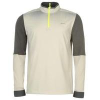 Slazenger Perforated Zip Pullover Mens