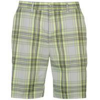 slazenger checked golf shorts mens