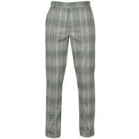 slazenger checked golf trousers mens