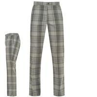 slazenger checked golf trousers mens