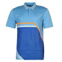 Slazenger Perforated Print Golf Polo Mens