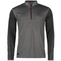 slazenger half zip pullover top mens