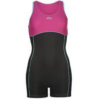 slazenger boyleg swimsuit ladies