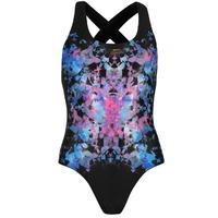 slazenger becky adlington curved x back swimsuit ladies