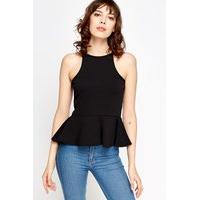 Sleeveless Peplum Top