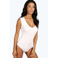 Sleeveless Bodysuit - white