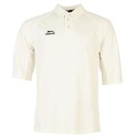 slazenger three quarter sleeve cricket shirt mens