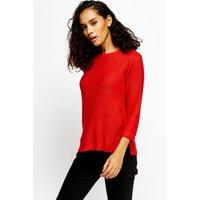 Slit Side Knitted Jumper