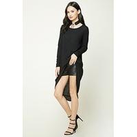 Slub Knit High-Low Tunic