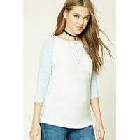 slub knit baseball tee