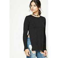 Slub Knit Vented Top