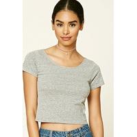 Slub Knit Crop Top