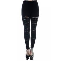 Slashed Leggings - Size: M