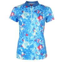 Slazenger Fashion Short Sleeve Golf Polo Shirt Ladies