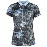 Slazenger Fashion Short Sleeve Golf Polo Shirt Ladies