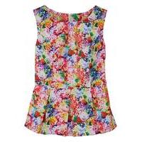 sleeveless peplum top