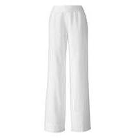 Slouch Linen Mix Wide Trousers Regular