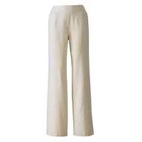 Slouch Linen Mix Wide Trousers Regular