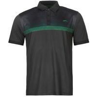 Slazenger Chest Print Polo Shirt Mens