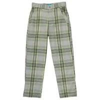 slazenger checked golf trousers junior boys