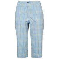 Slazenger Check Bermuda Golf Shorts Ladies